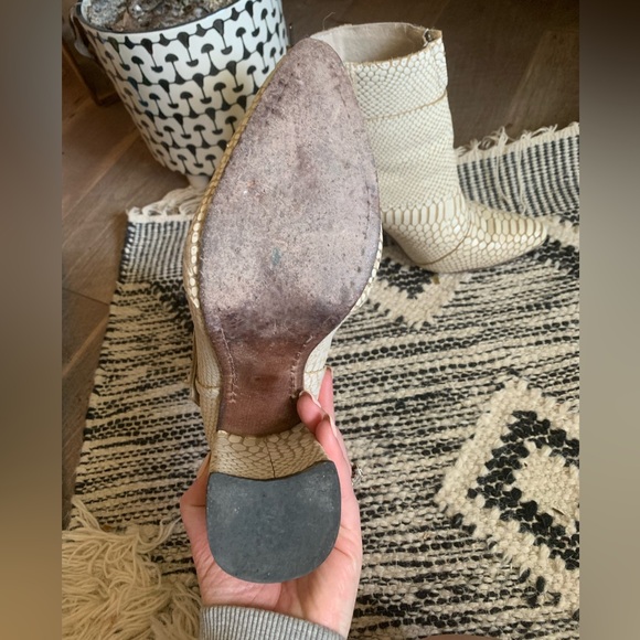 Freebird Joey Snakeskin Booties - Picture 7 of 8